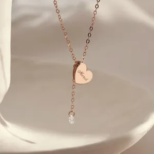 [14K Gold] Merci Necklace