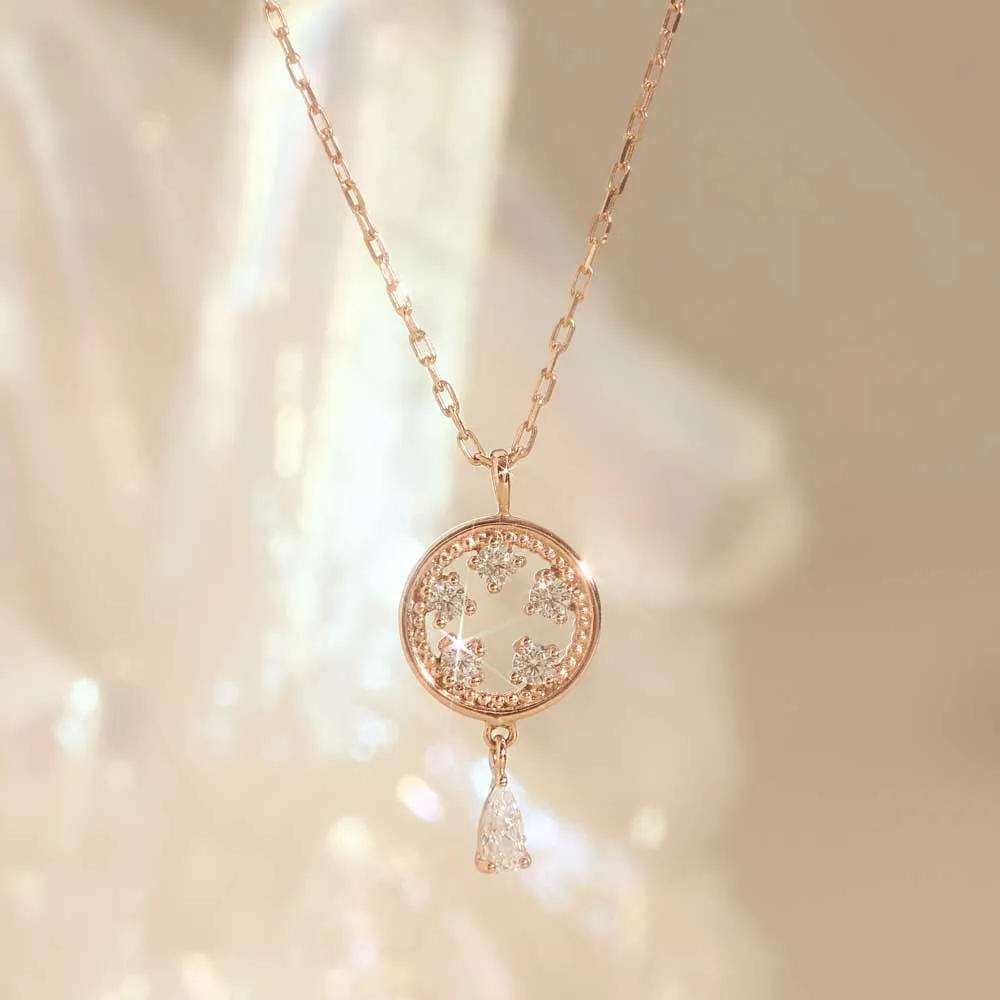 [14K Gold] Prism Necklace