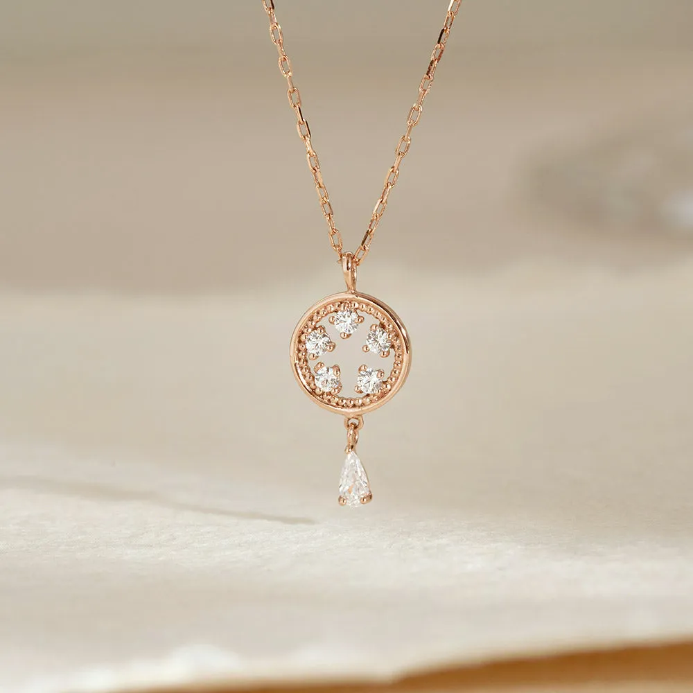 [14K Gold] Prism Necklace