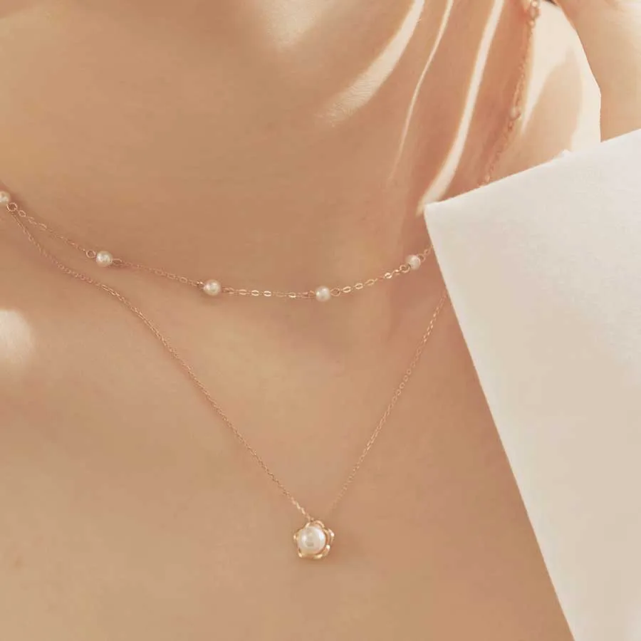 [14K Gold] Queens Necklace