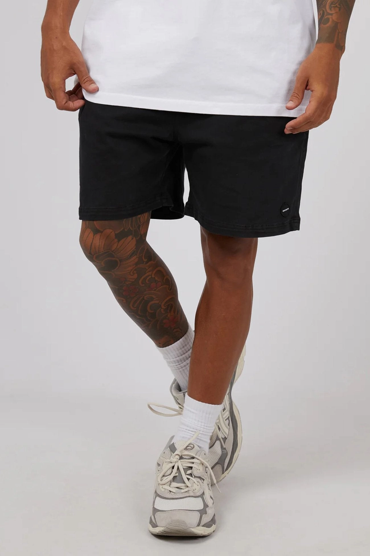 17" Twill Jogger Washed Black sale flipkart sale bike online