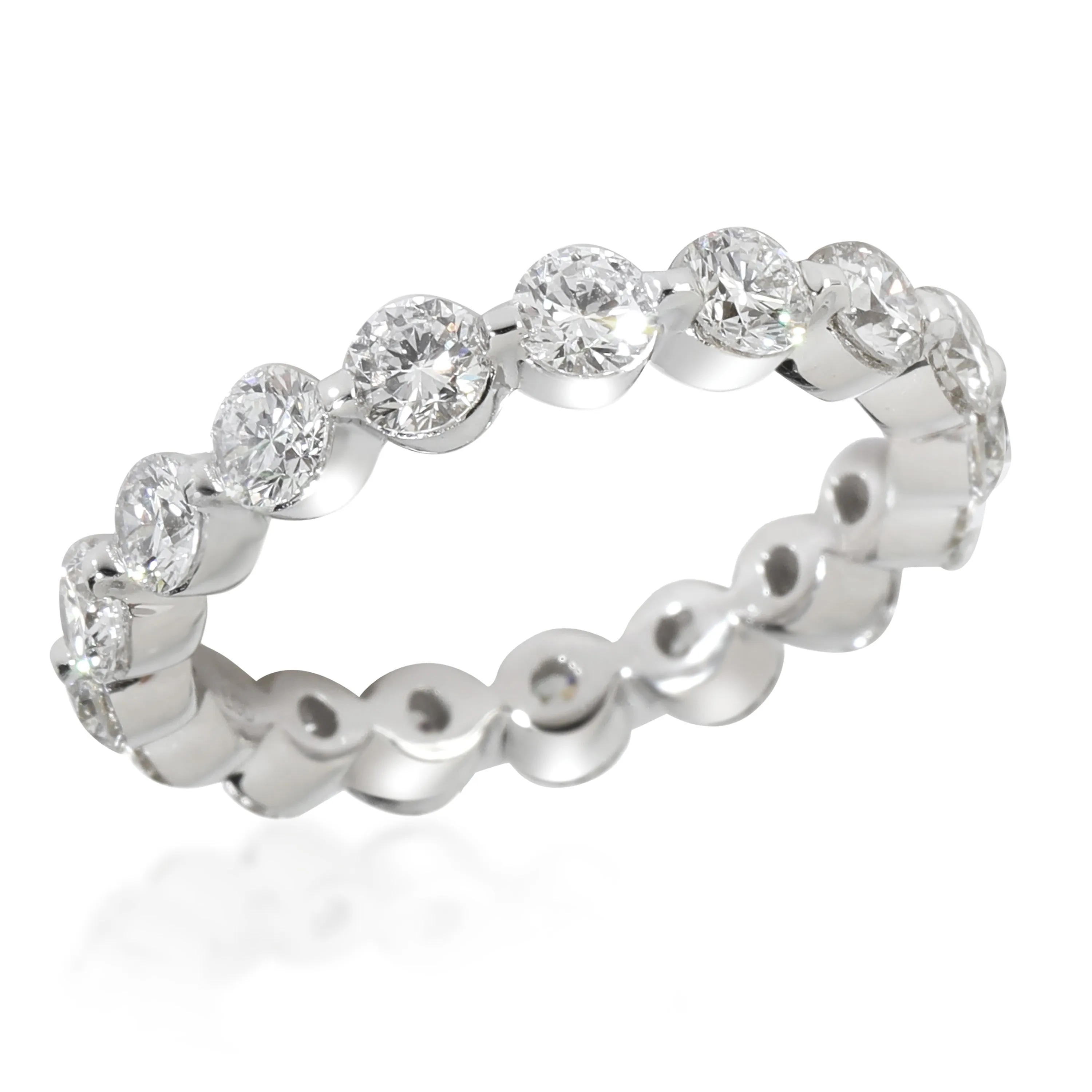 1.98 ctw White Gold Lab-Grown Diamond Wedding Band