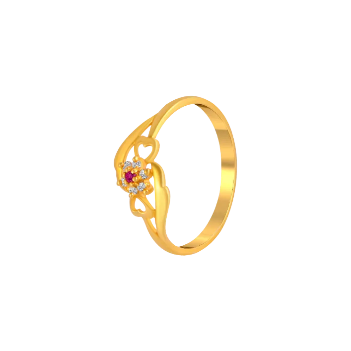 22k Intricately Detailed Unique Gold Ring