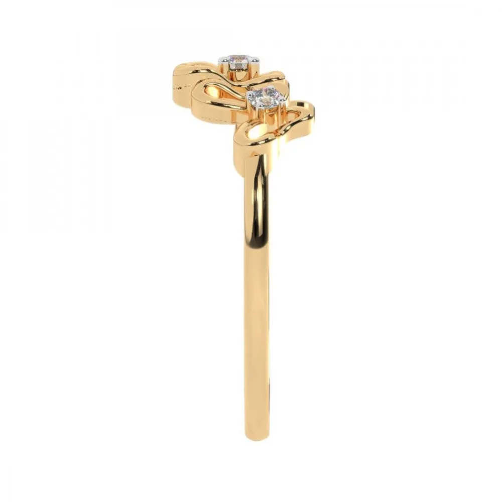 22KT (916) Yellow Gold Ring For Women