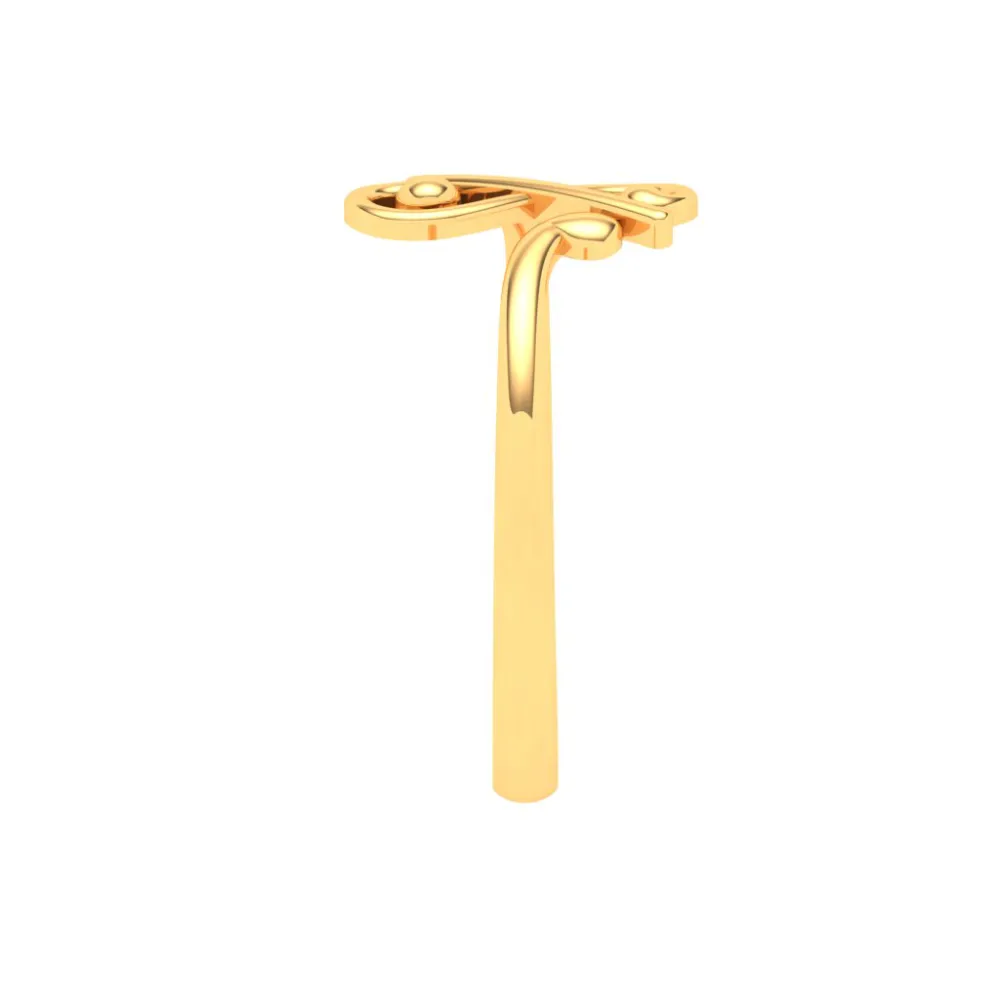 22KT Musical Note Gold Ring From Goldlites Collection