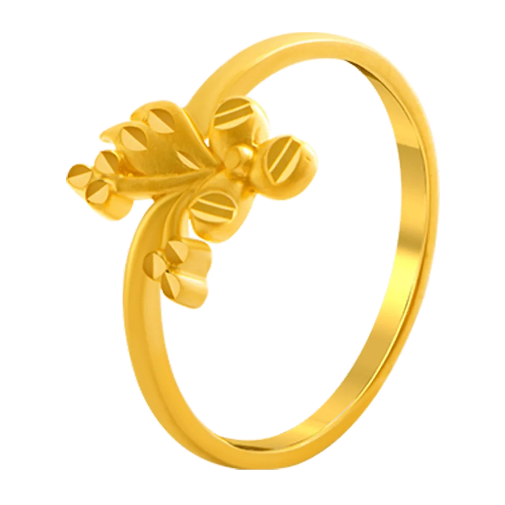 22KT Yellow Gold Ring For Women