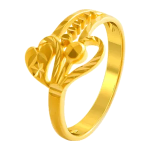 22KT Yellow Gold Ring For Women