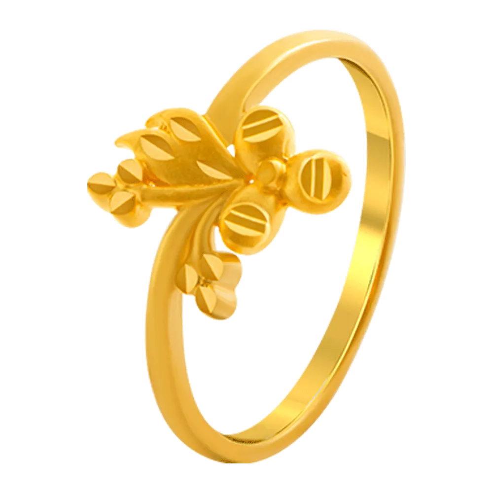 22KT Yellow Gold Ring For Women