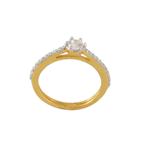 22KT Yellow Gold Ring For Women