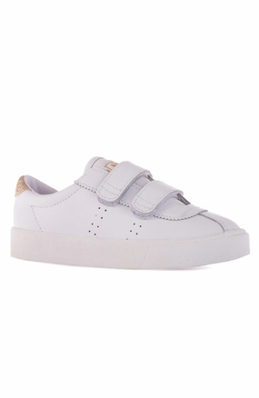 2843 Kids Club S Straps Leather White sale today refrigerator sale
