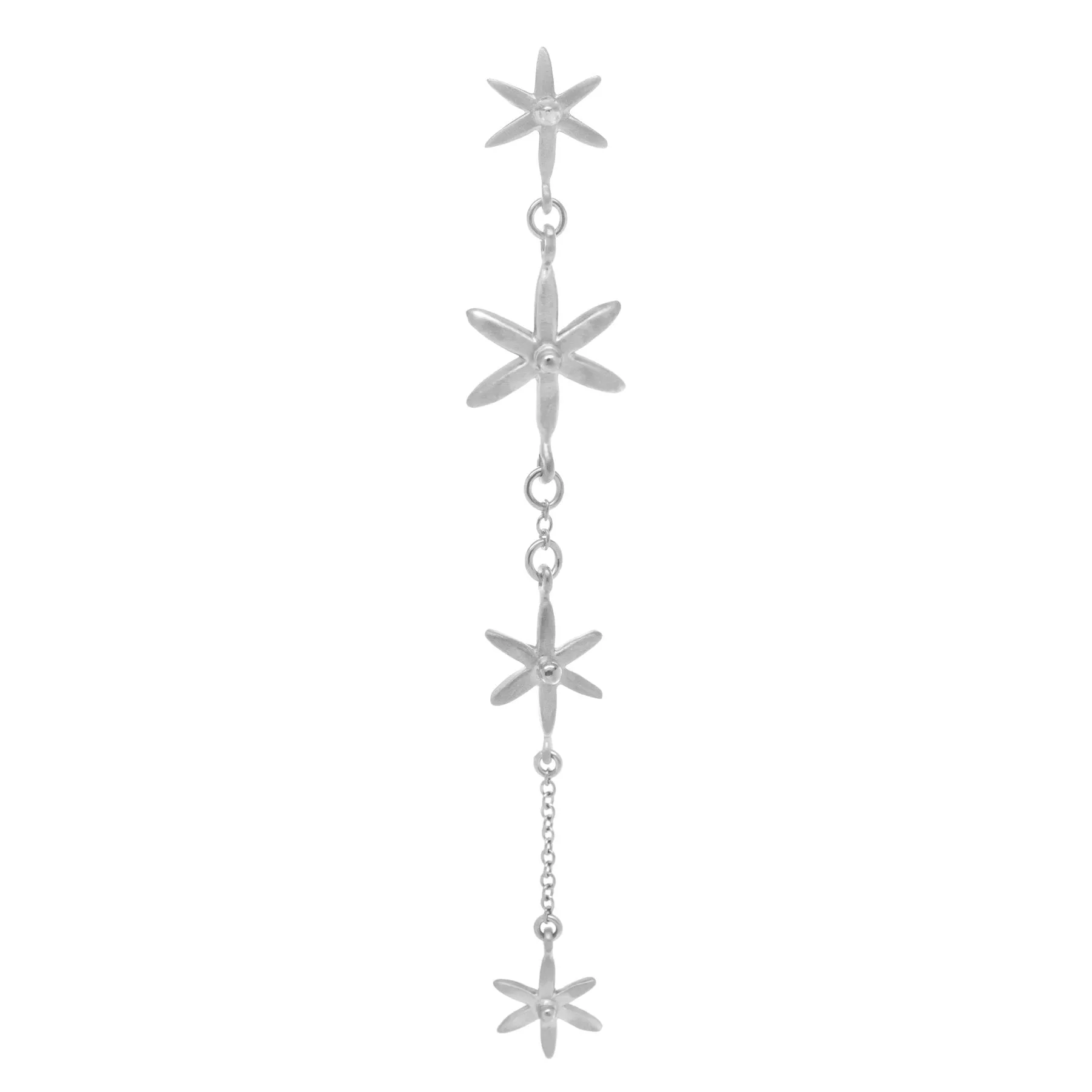 4 Star Dangle Earrings
