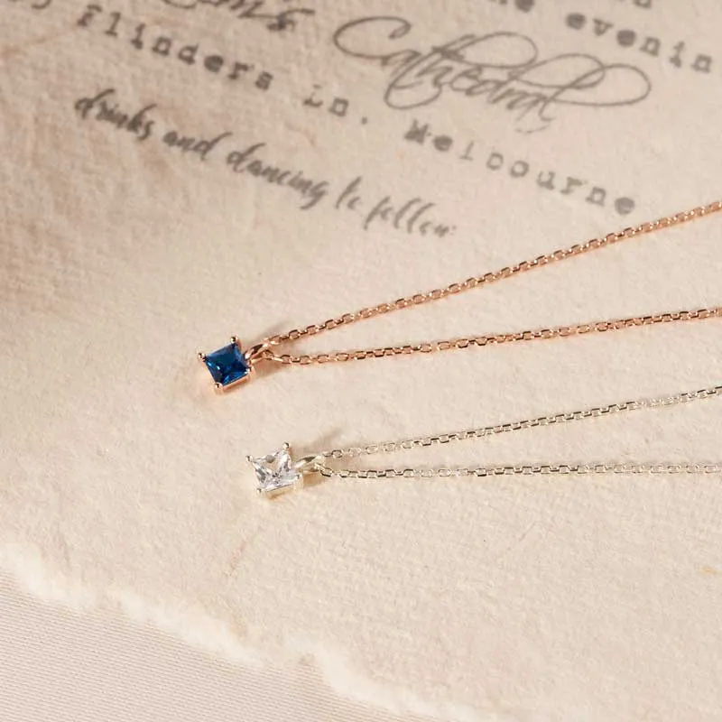 [925 Silver] Shine Modern Necklace