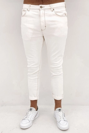A Dropped Slim Jean Smokey White sale in hindi sale womens trainers
