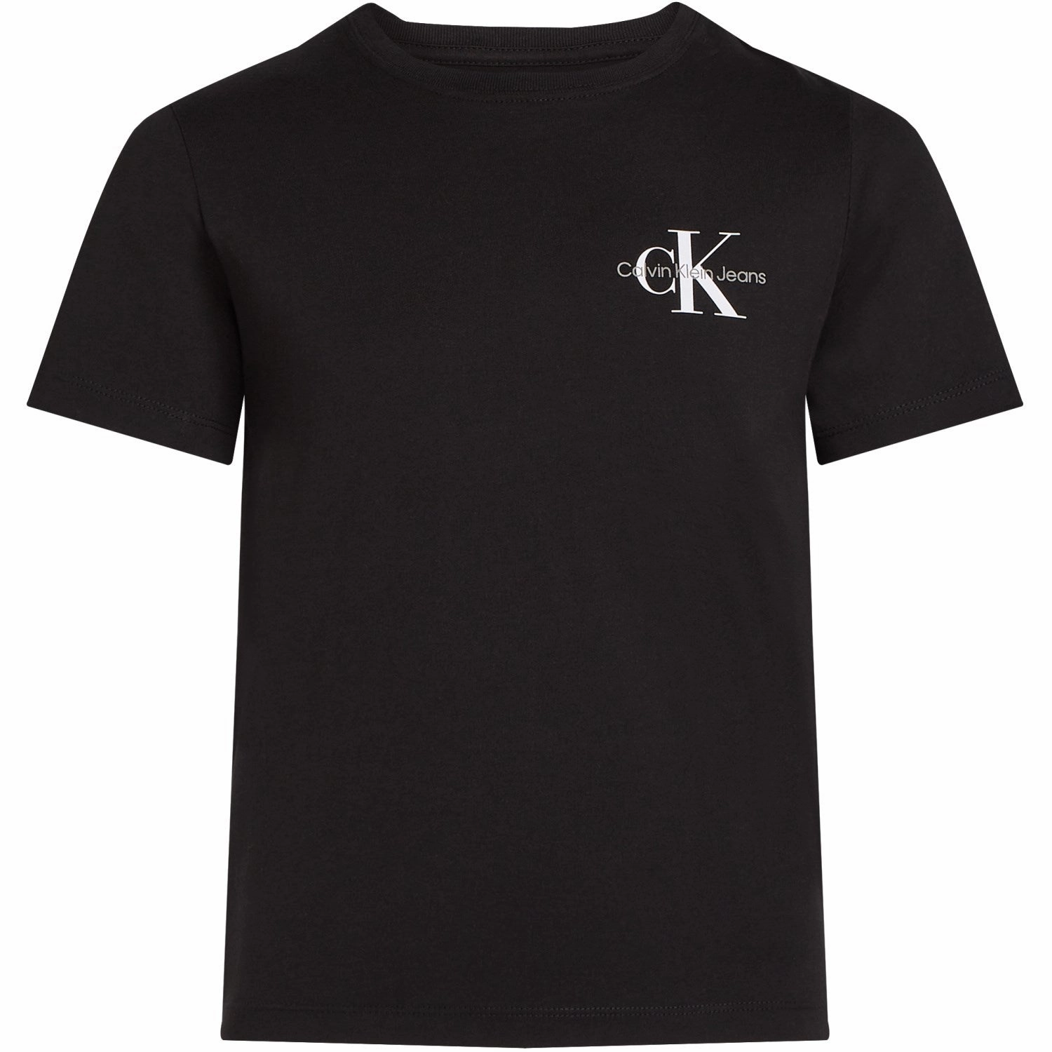Calvin Klein Ck Black Chest Monologo Ss T-Shirt Exclusive Coveted