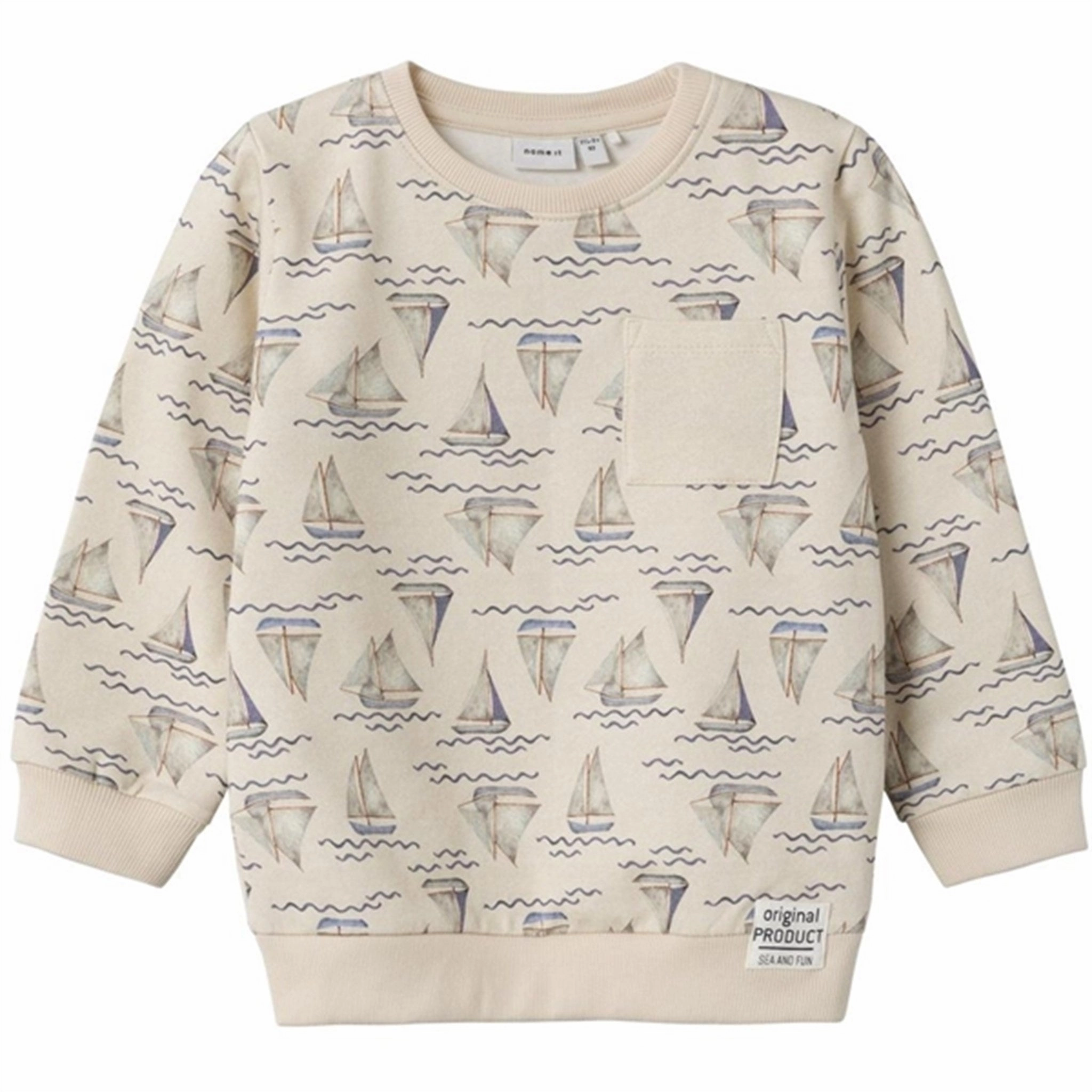 Name it Peyote Melange Falk Sweatshirt Majestic Style