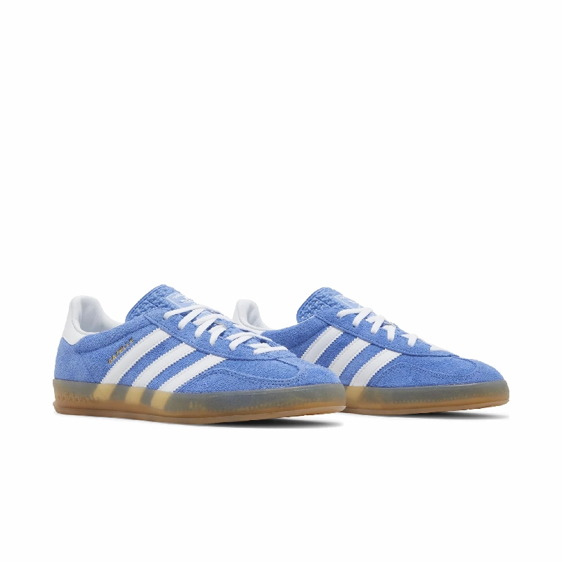 adidas Gazelle Indoor Blue Fusion Gum (Women's) Artistic details