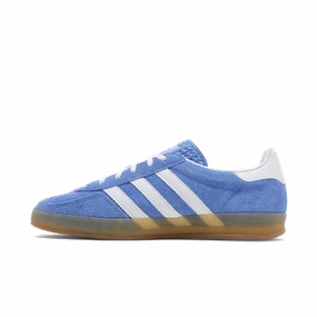 adidas Gazelle Indoor Blue Fusion Gum (Women's) Artistic details Designer craftsmanship