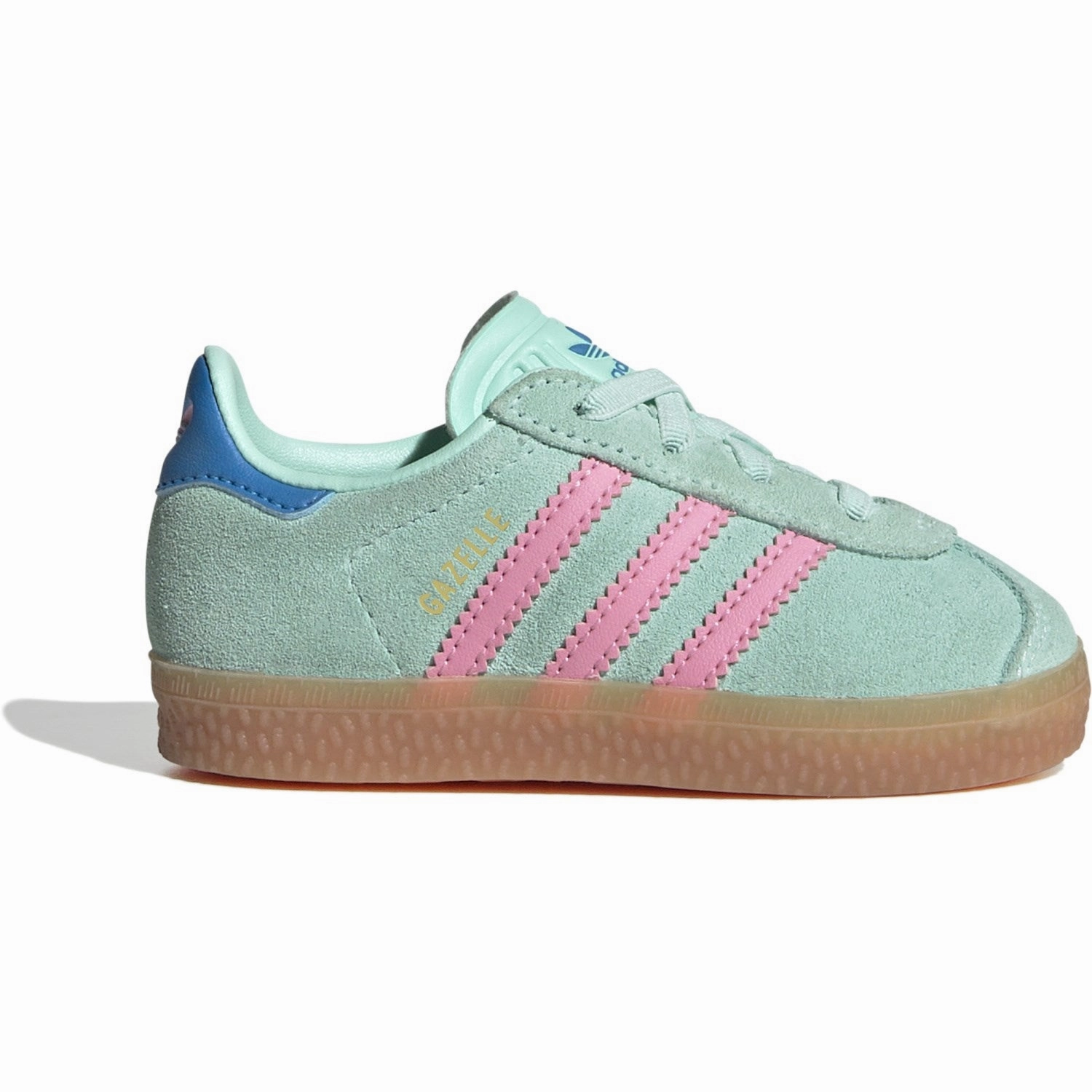 adidas Originals Clear Mint/Bliss Pink/Bright Blue Gazelle Cf El I Sneakers Premium shoes Cycling shoes