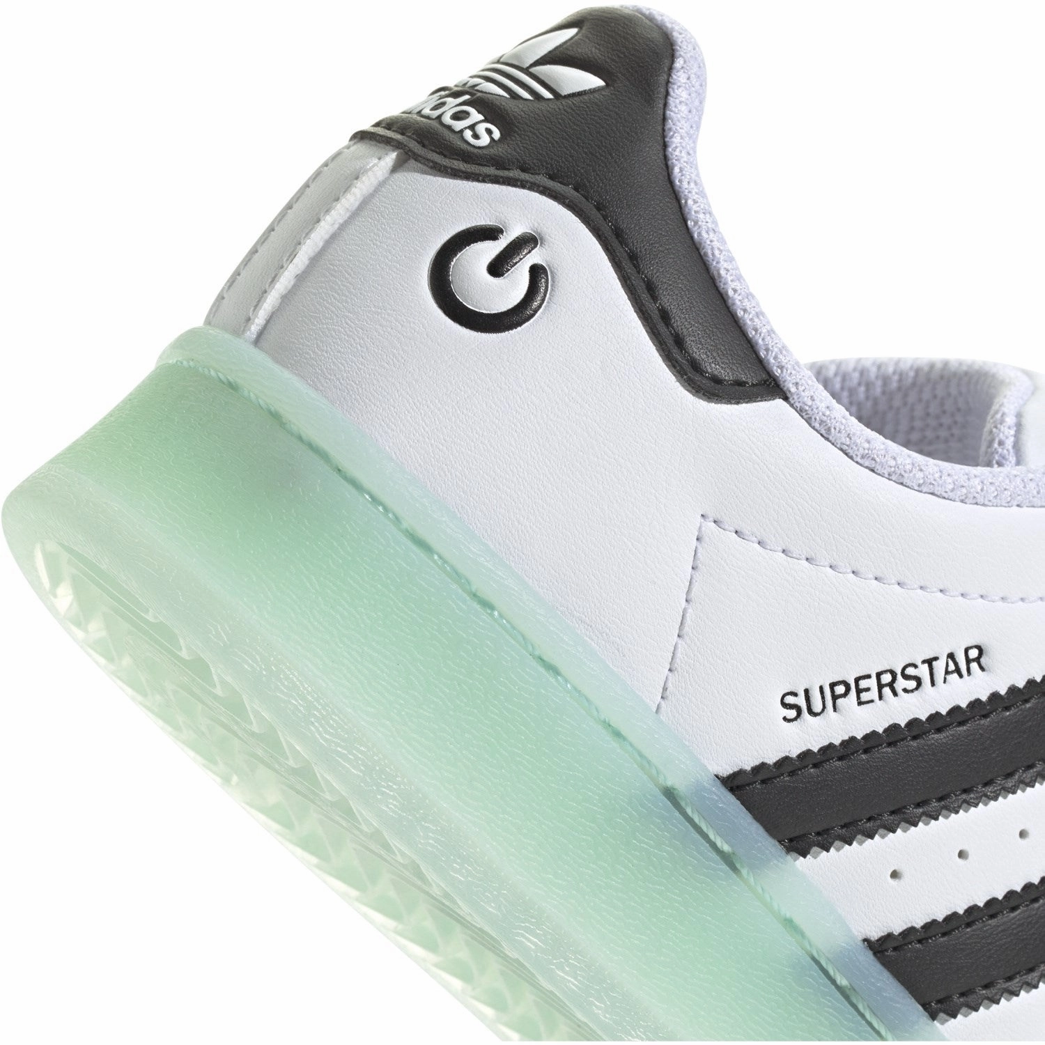 adidas Originals Cloud White/Seflaq/Core Black Superstar Led Lights Cf C Sneakers Velcro shoes