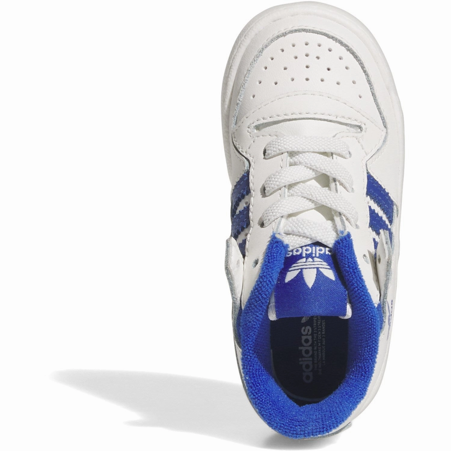 adidas Originals Core White/Team Royal Blue/Core White Forum Low Cl El I Sneakers Ballet flats