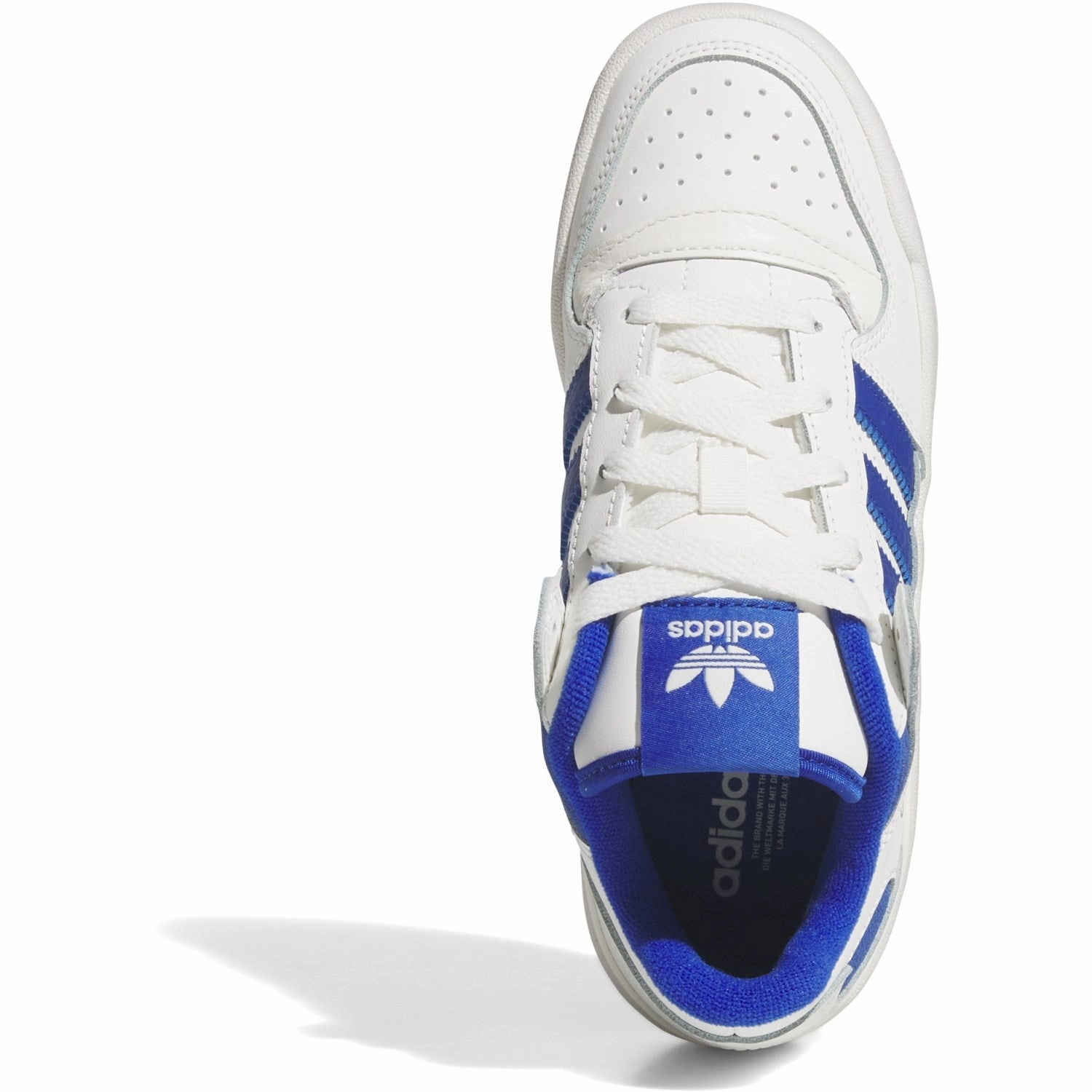 adidas Originals Core White/Team Royal Blue/Core White Forum Low Cl J Sneakers Embellished shoes