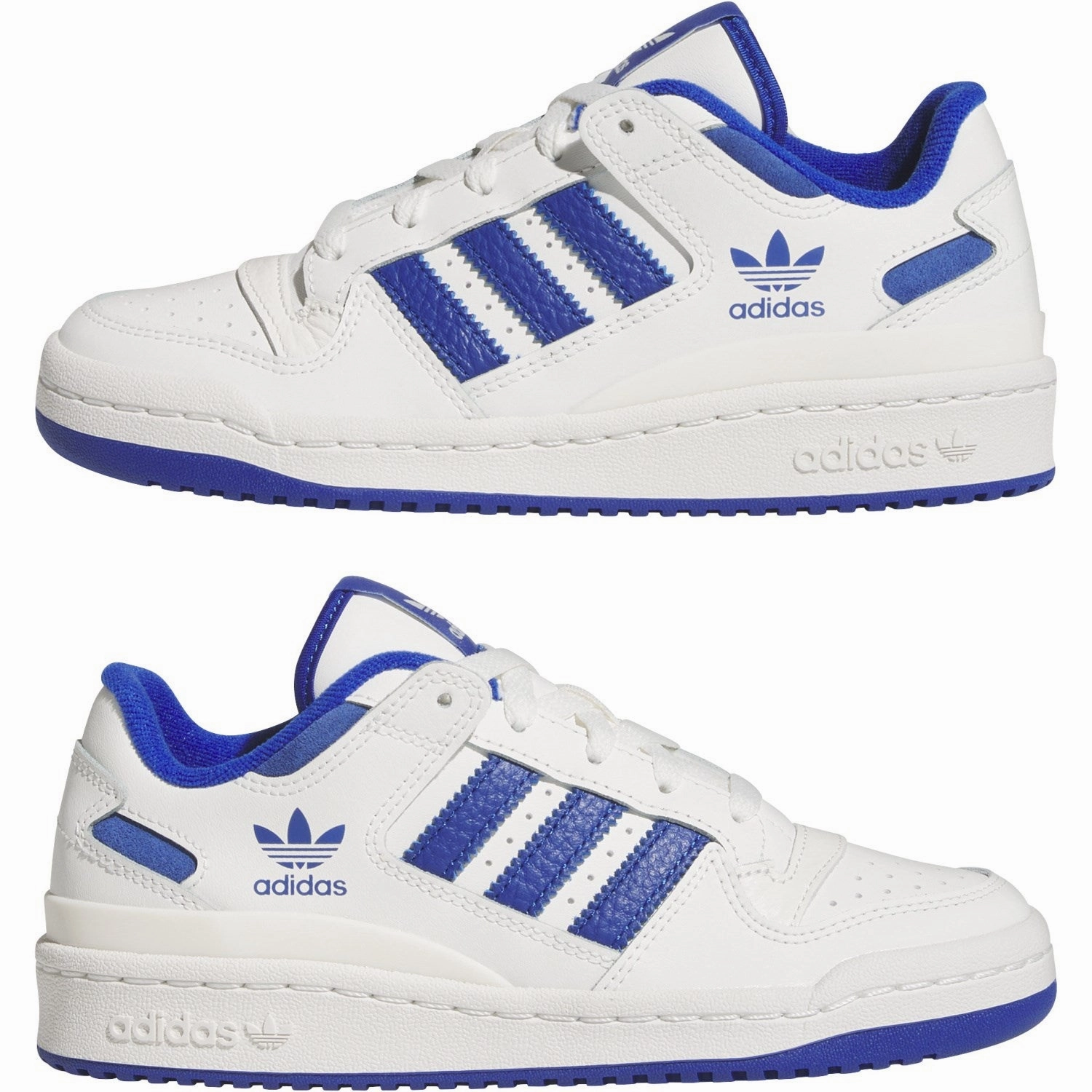 adidas Originals Core White/Team Royal Blue/Core White Forum Low Cl J Sneakers Embellished shoes