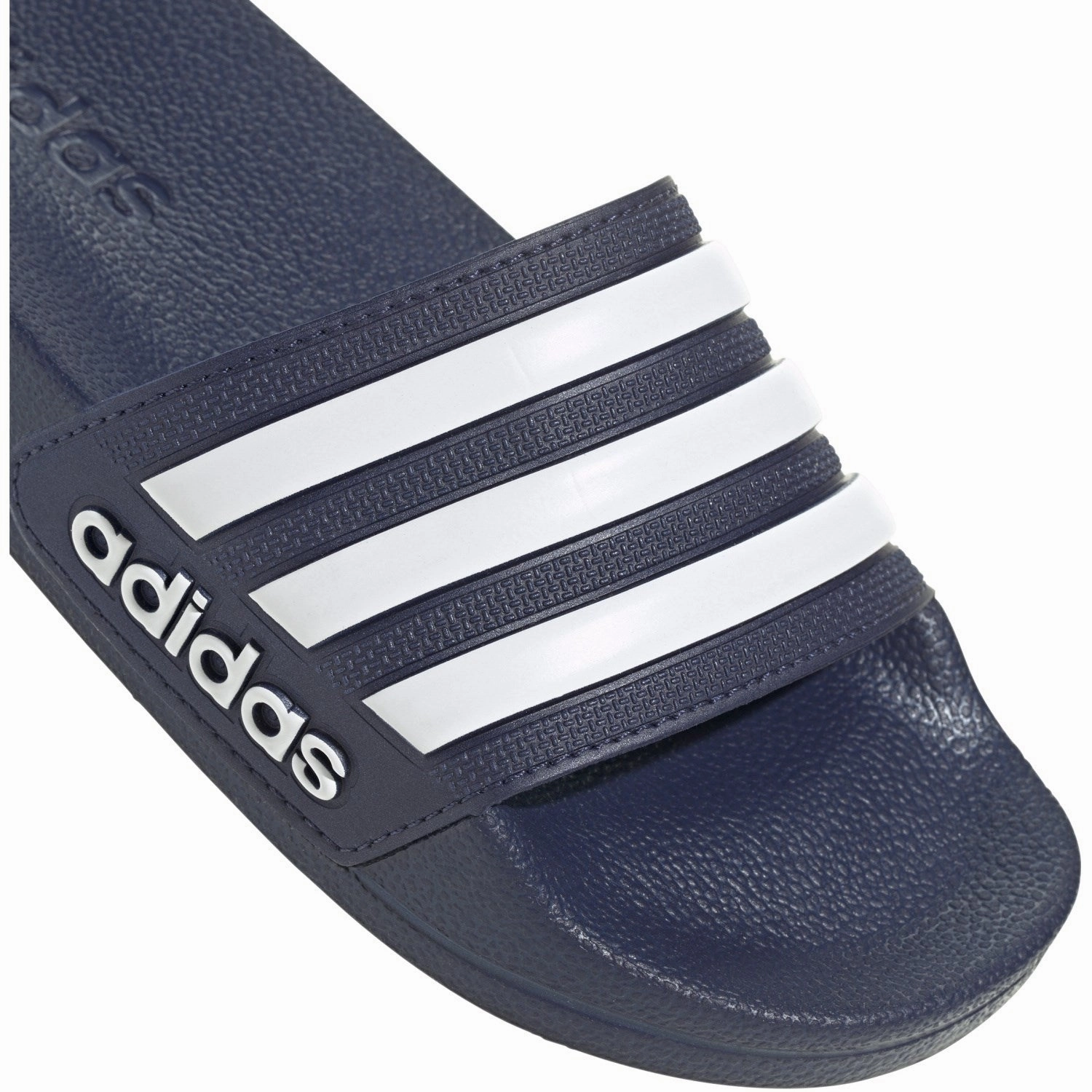adidas Originals Dark Blue/Ftwr White/Dark Blue Adilette Shower K Slides Moccasins