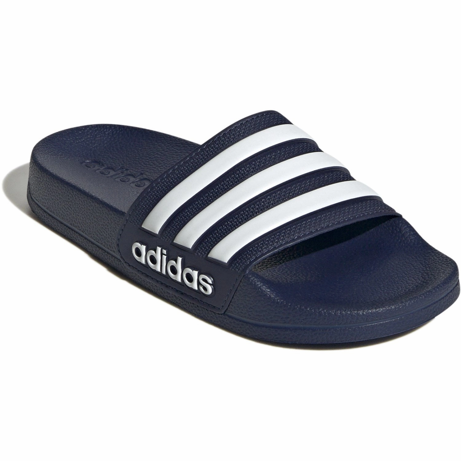 adidas Originals Dark Blue/Ftwr White/Dark Blue Adilette Shower K Slides Moccasins