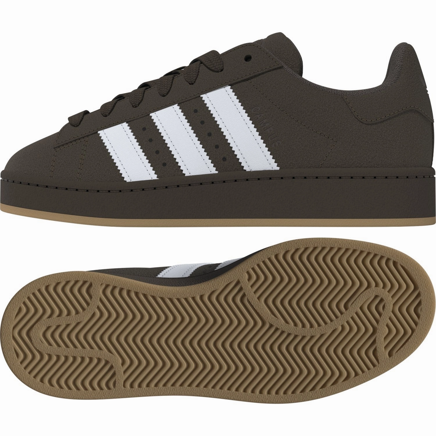 adidas Originals Earth Strata/Ftwr White/Gum 3 Campus 00S J Sneakers Mules