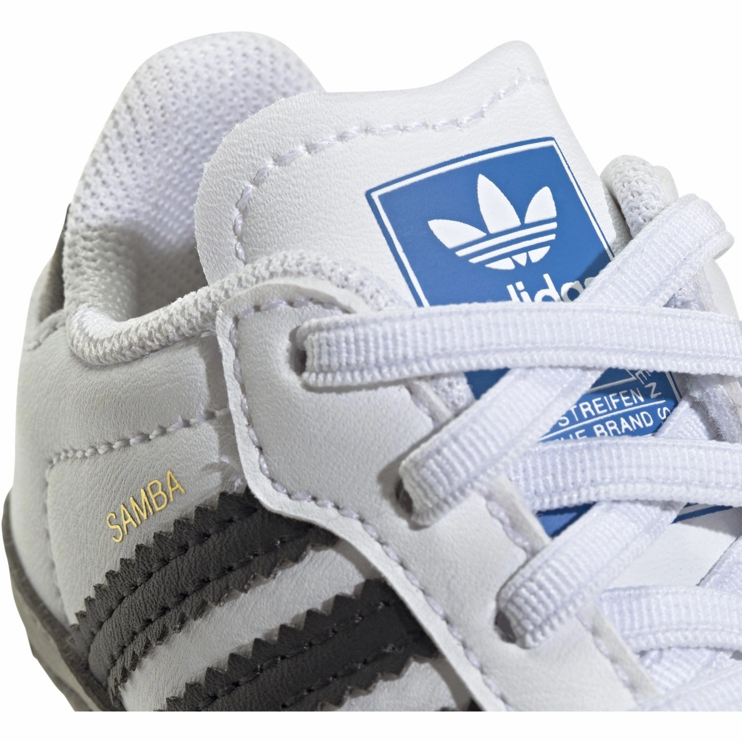 adidas Originals Ftwr White/Core Black/Clear Granite Samba Crib Sneakers Trendy shoes