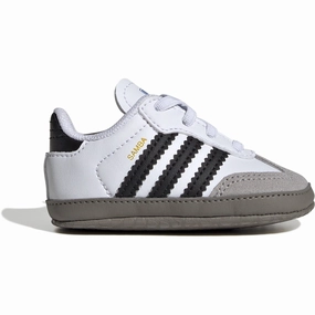 adidas Originals Ftwr White/Core Black/Clear Granite Samba Crib Sneakers Trendy shoes Trendy shoes