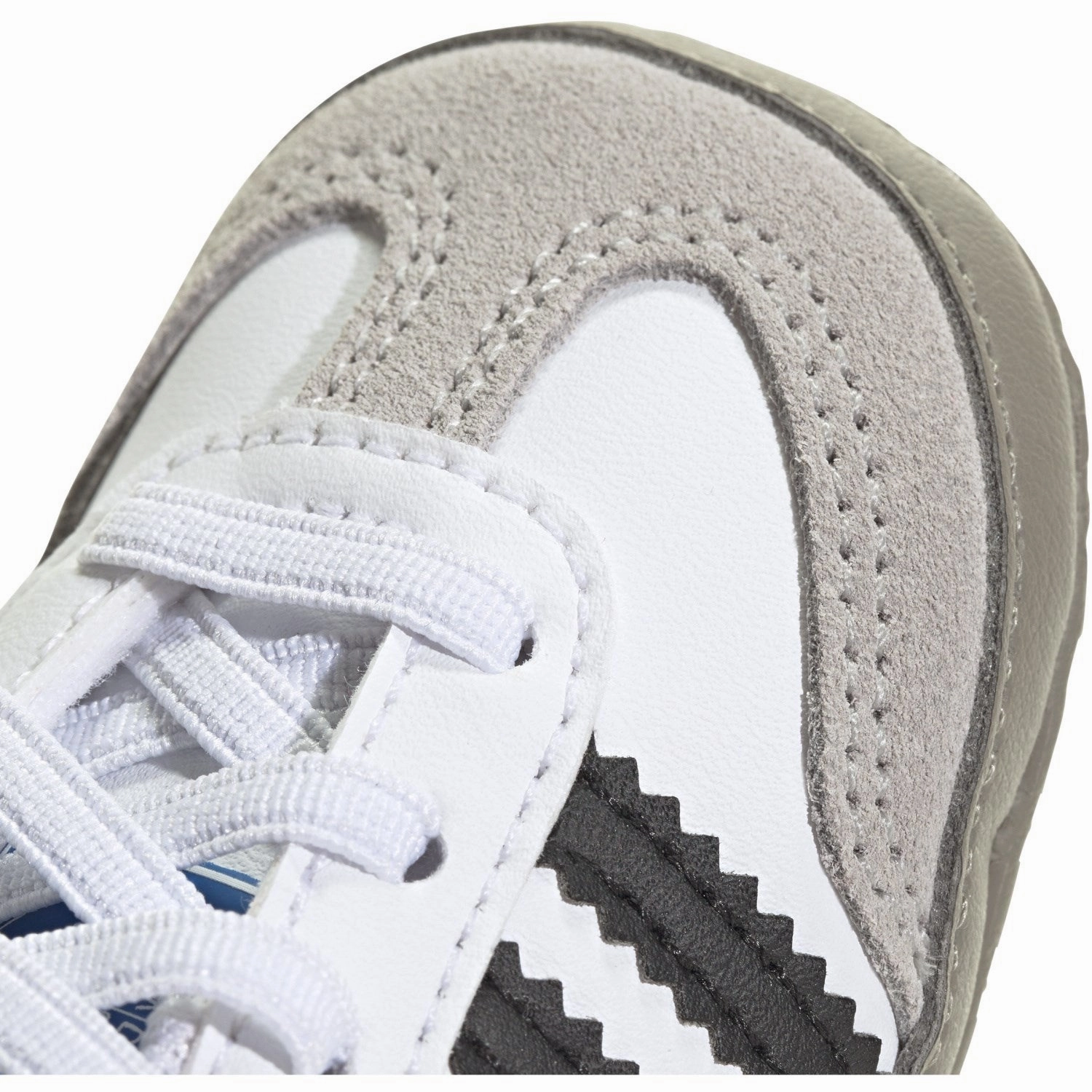 adidas Originals Ftwr White/Core Black/Clear Granite Samba Crib Sneakers Trendy shoes