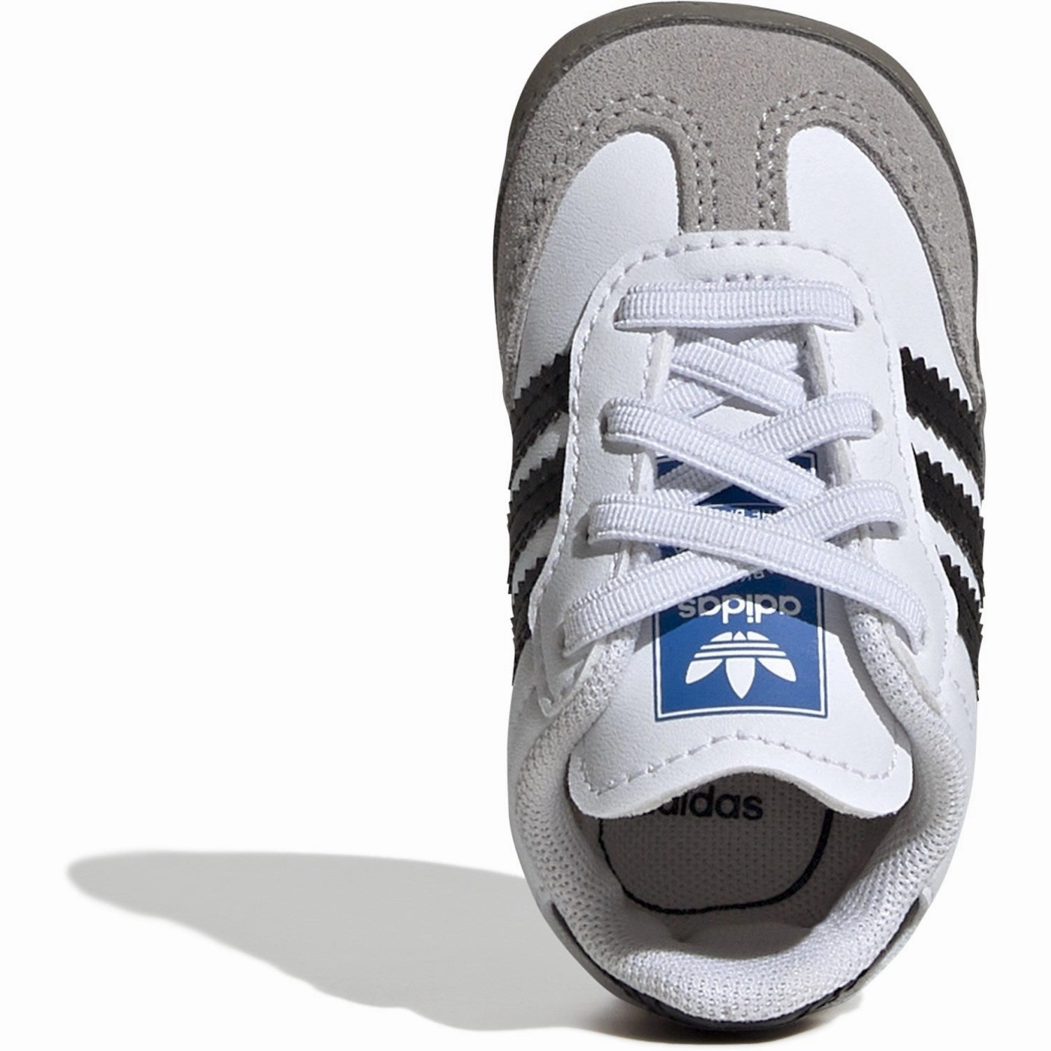 adidas Originals Ftwr White/Core Black/Clear Granite Samba Crib Sneakers Trendy shoes