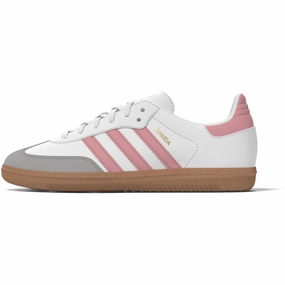 adidas Originals Ftwr White/Semi Pink Spark/Gum 3 Samba Og C Sneakers Luxury shoes Classic shoes