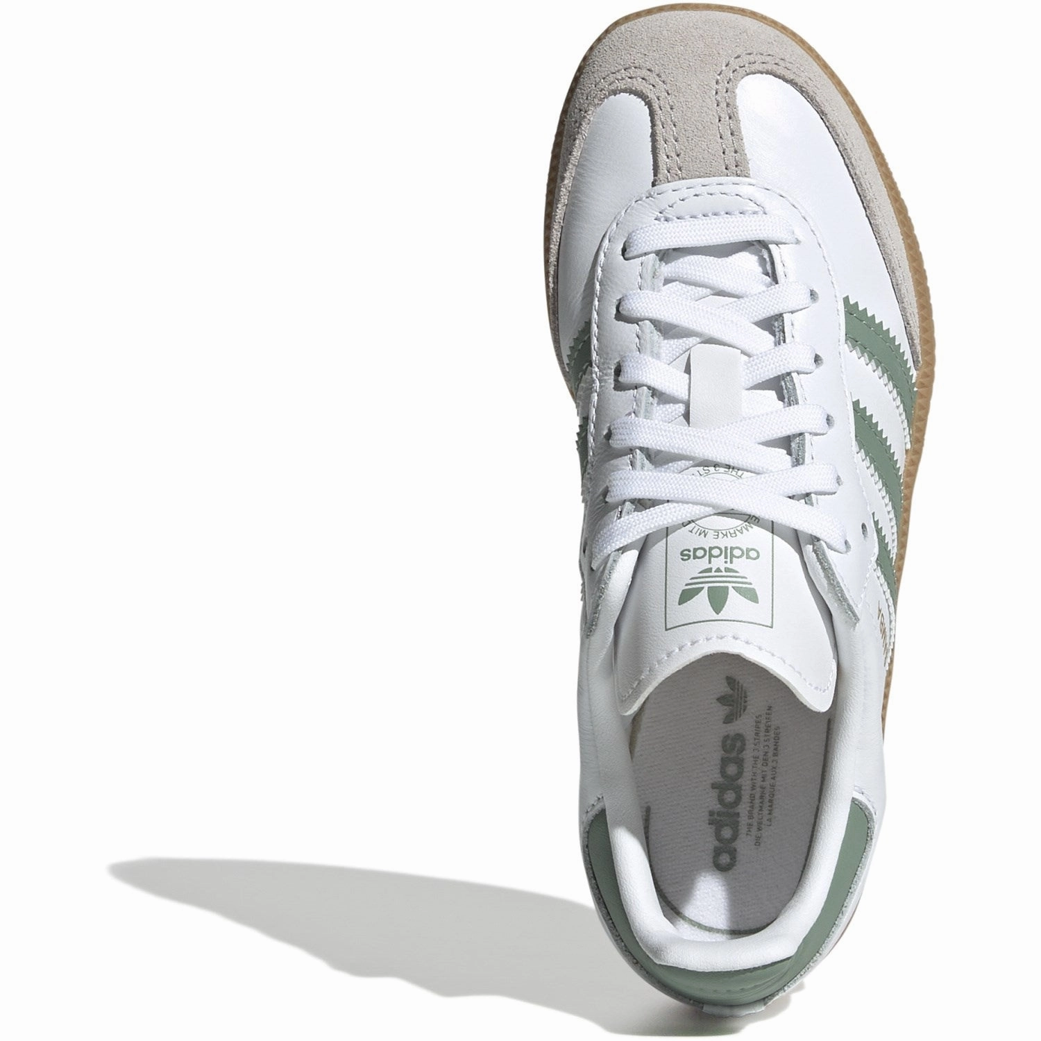 adidas Originals Ftwr White/Silver Green/Gum 3 Samba Og C Sneakers Outdoor shoes