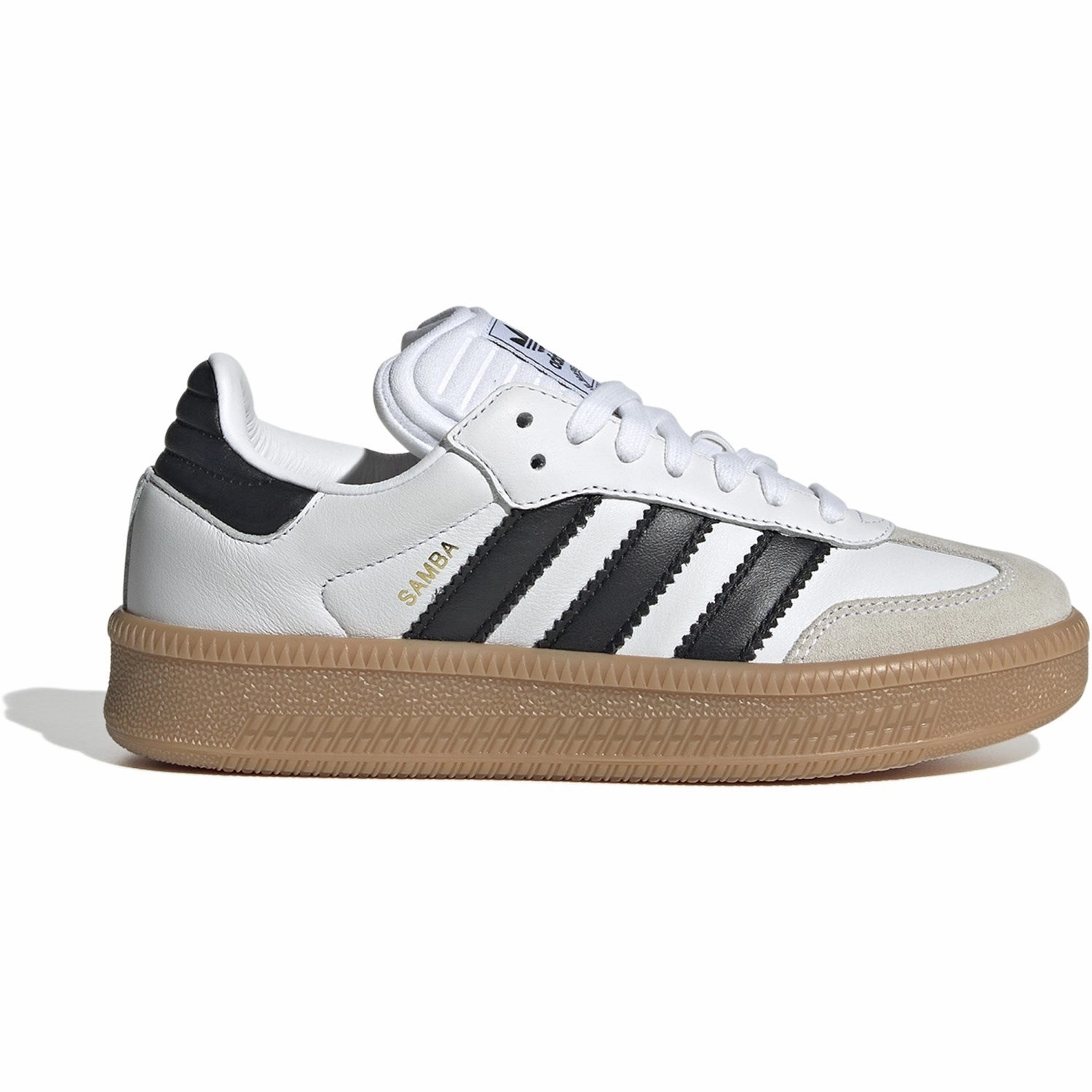 adidas Originals Ftwwht/Cblack/Gum3 Samba Xlg J Sneakers Plain shoes Cycling shoes