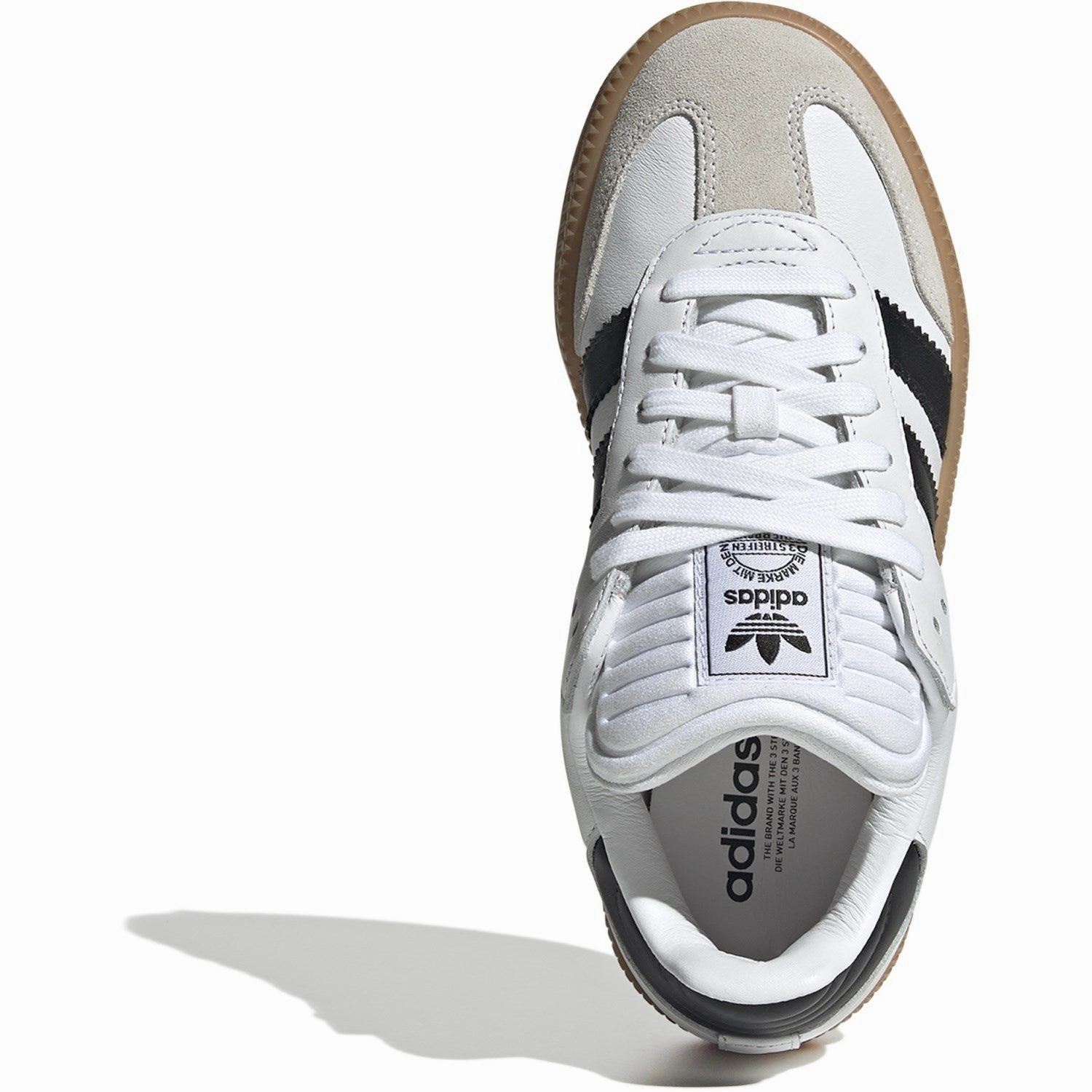 adidas Originals Ftwwht/Cblack/Gum3 Samba Xlg J Sneakers Plain shoes