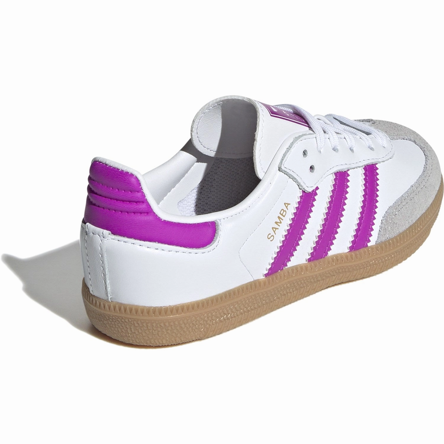 adidas Originals Ftwwht/Purbur/Gum3 Samba Og C Sneakers Suede shoes