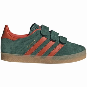 adidas Originals GAZELLE CF C Sneakers Collegiate Green / Preloved Red / Gum Tennis shoes Autumn shoes