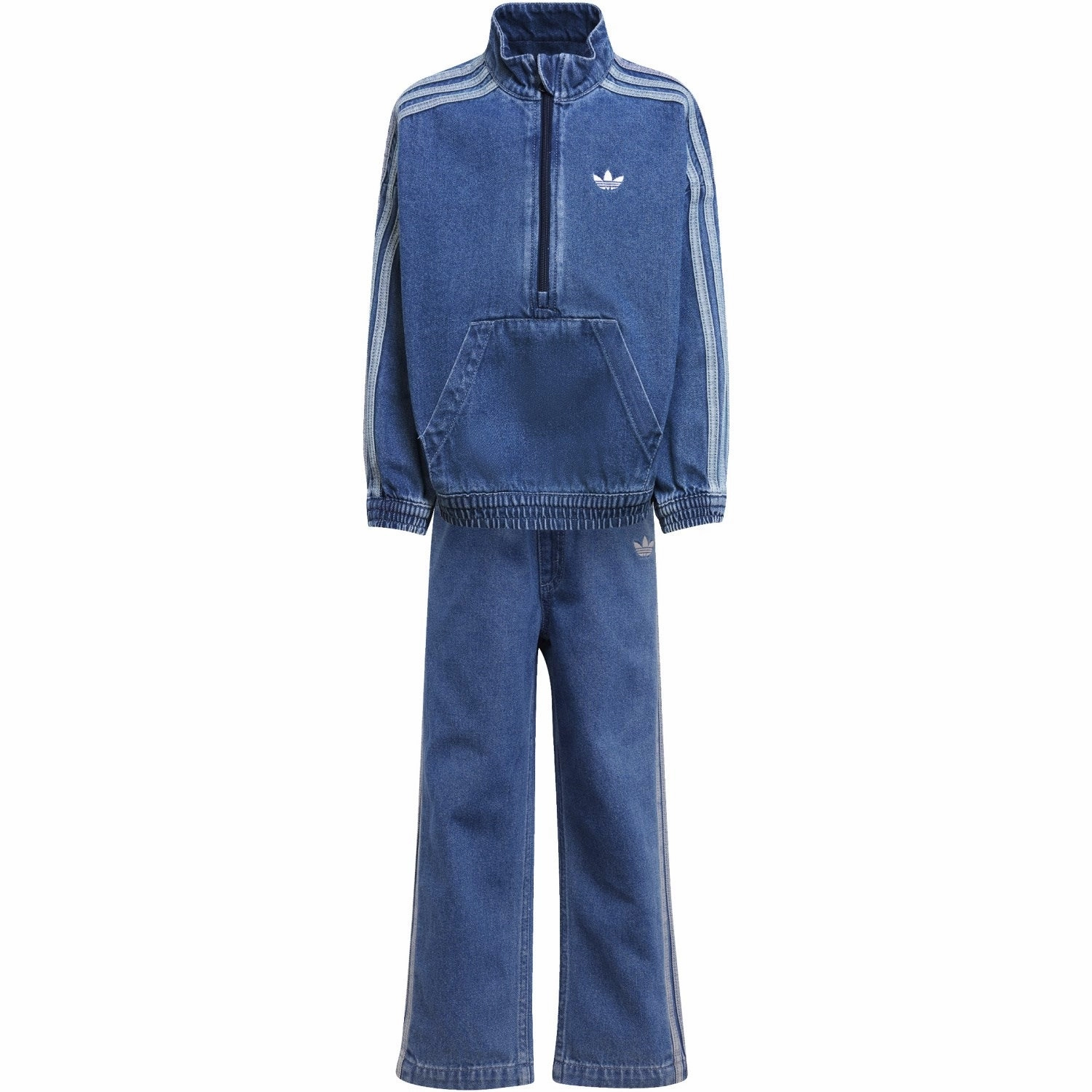 adidas Originals Medium Blue Denim Denim Set Spandex Waterproof
