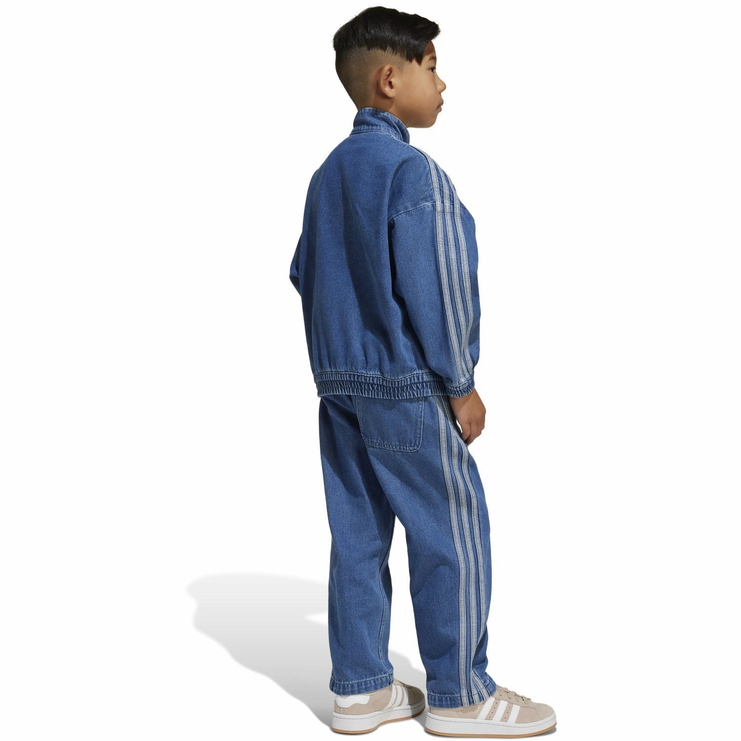 adidas Originals Medium Blue Denim Denim Set Spandex