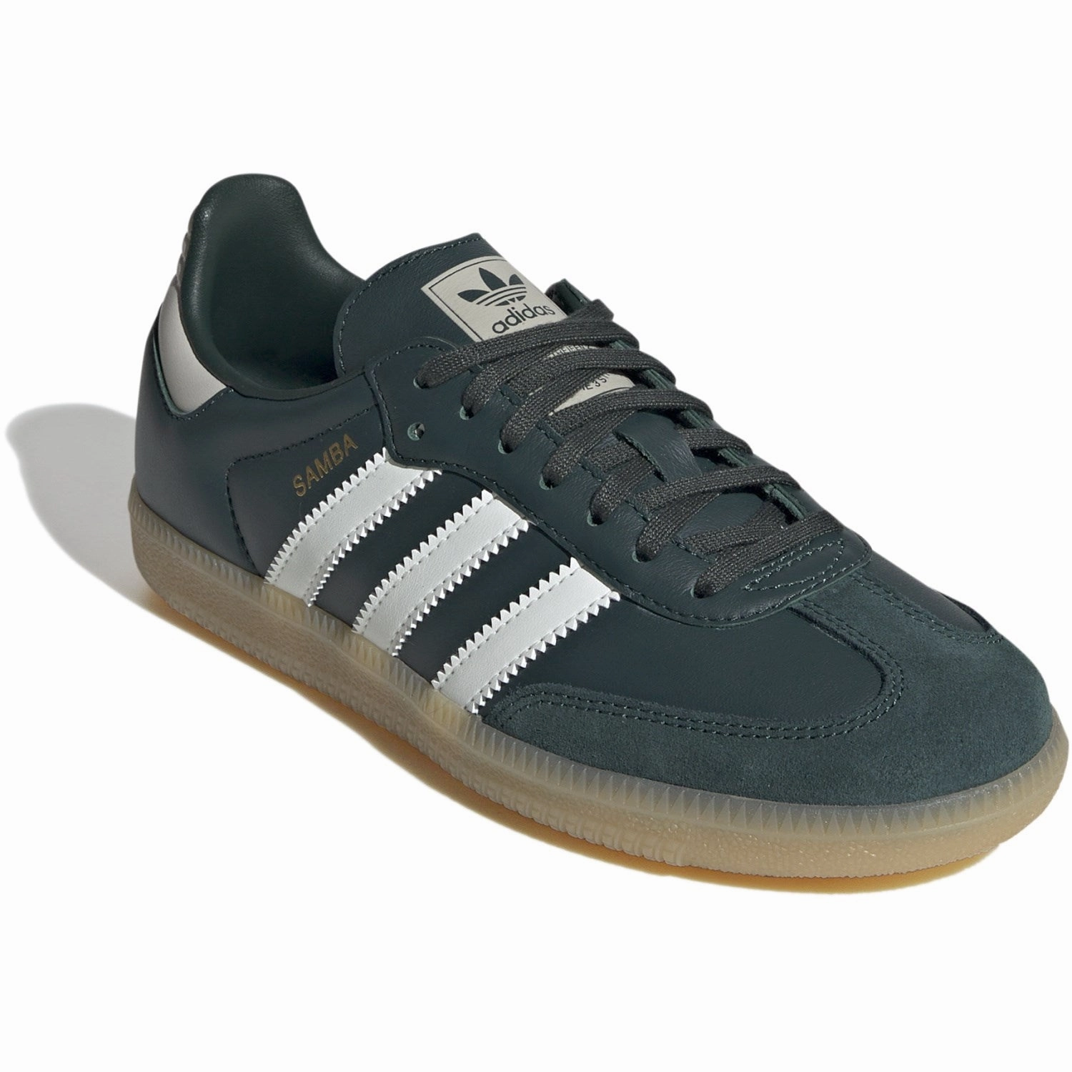 adidas Originals Mineral Green/Off White/Putty Grey Samba Og J Sneakers Slip-resistant