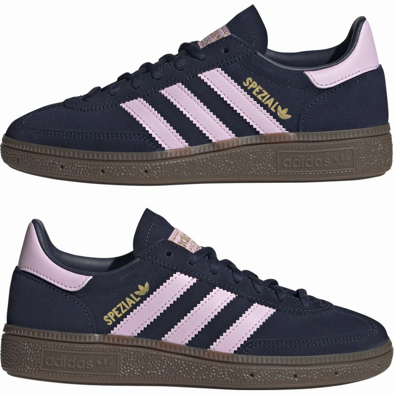 adidas Originals Night Indigo/Orchid Fusion/Gum5 Handball Spezial J Sneakers Rubber soles