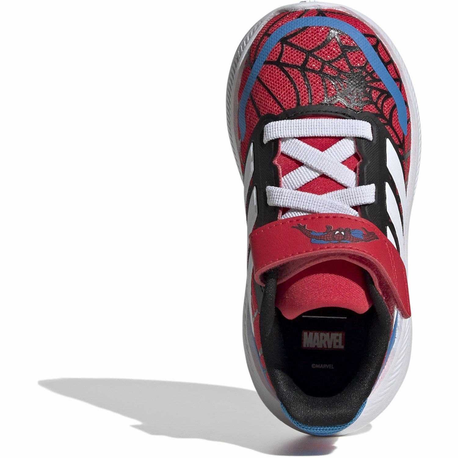 adidas Originals Pure Ruby/Ftwr White/Bright Blue Runfalcon Spider-Man El I Sneakers Wedding shoes