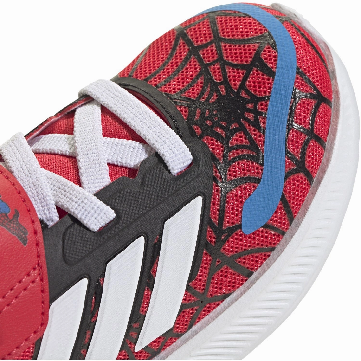 adidas Originals Pure Ruby/Ftwr White/Bright Blue Runfalcon Spider-Man El I Sneakers Wedding shoes