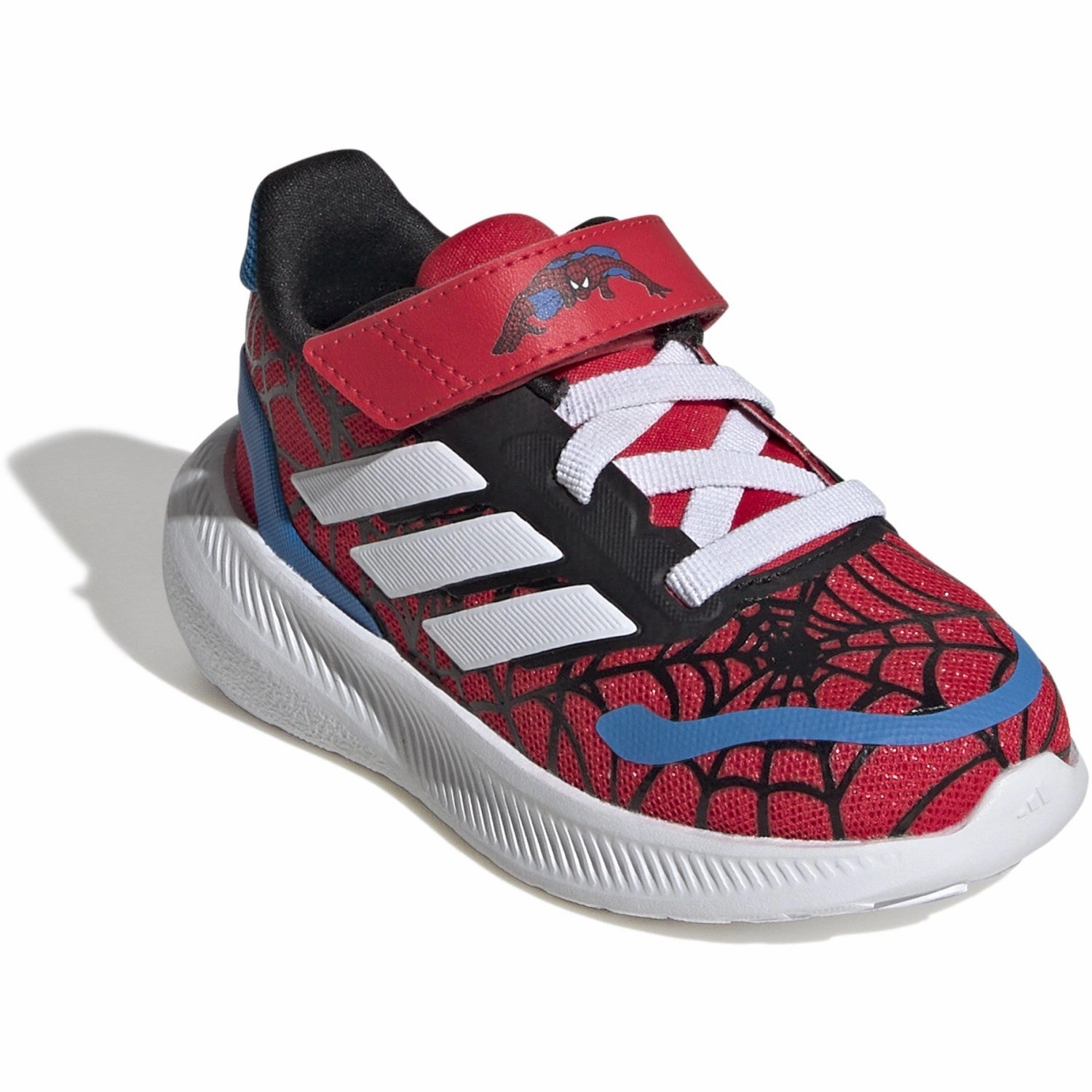 adidas Originals Pure Ruby/Ftwr White/Bright Blue Runfalcon Spider-Man El I Sneakers Wedding shoes