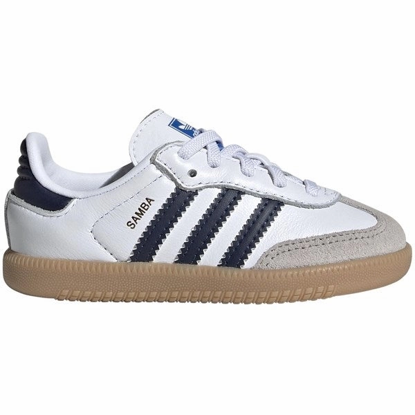 adidas Originals SAMBA OG EL I Sneakers Cloud White / Night Indigo / Gum Supportive shoes Indoor shoes