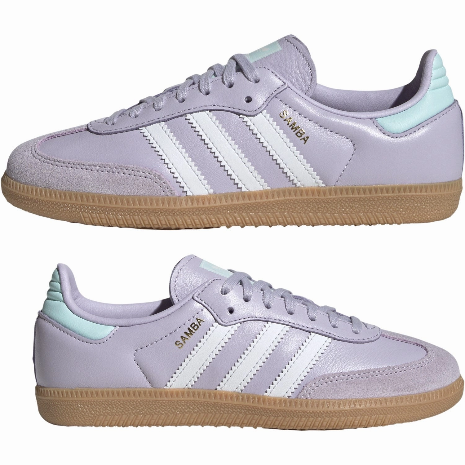 adidas Originals Sildaw/Crywht/Seflaq Samba Og J Sneakers Designer shoes