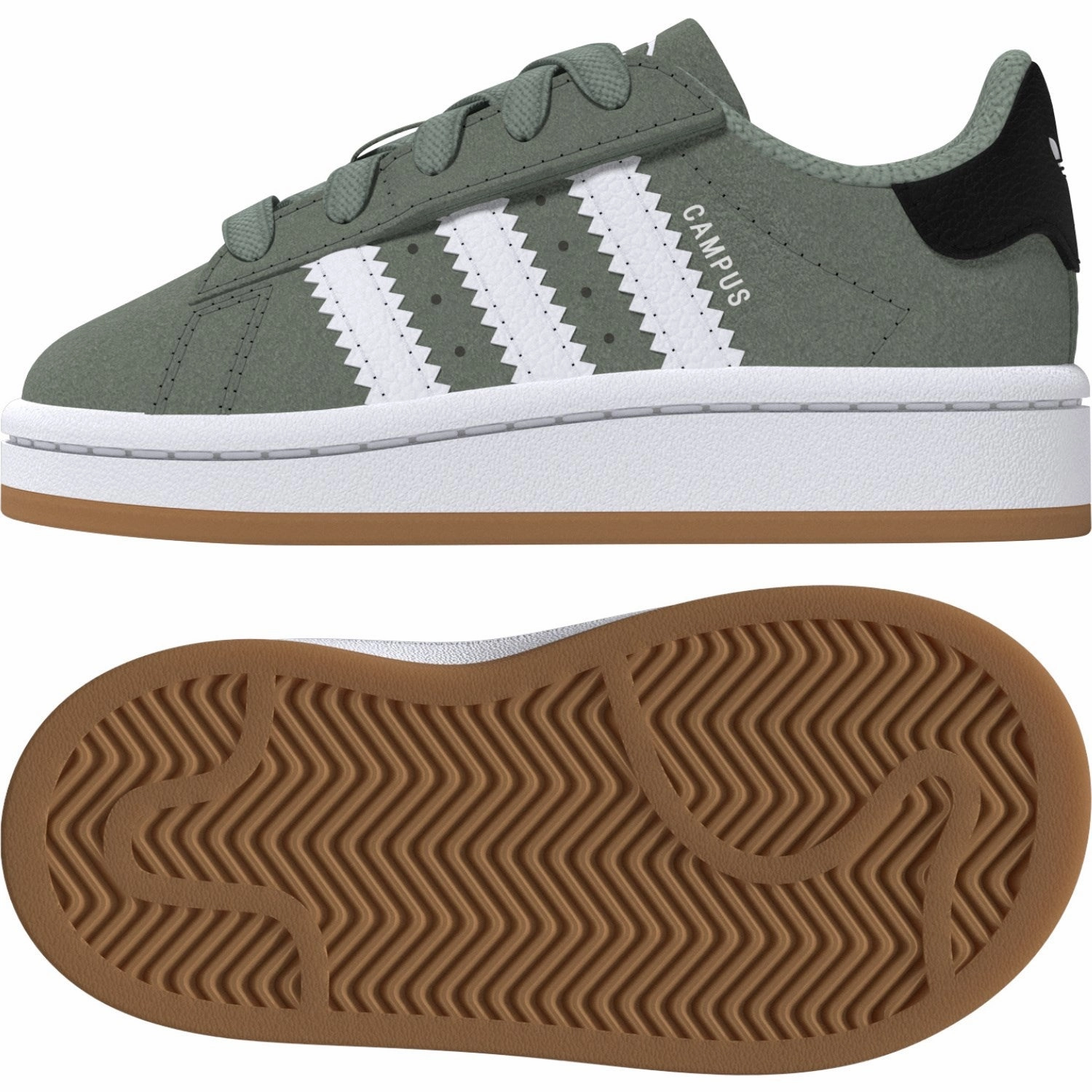adidas Originals Silver Green/Ftwr White/Gum 2 Campus 00S Cf El I Sneakers Platform shoes