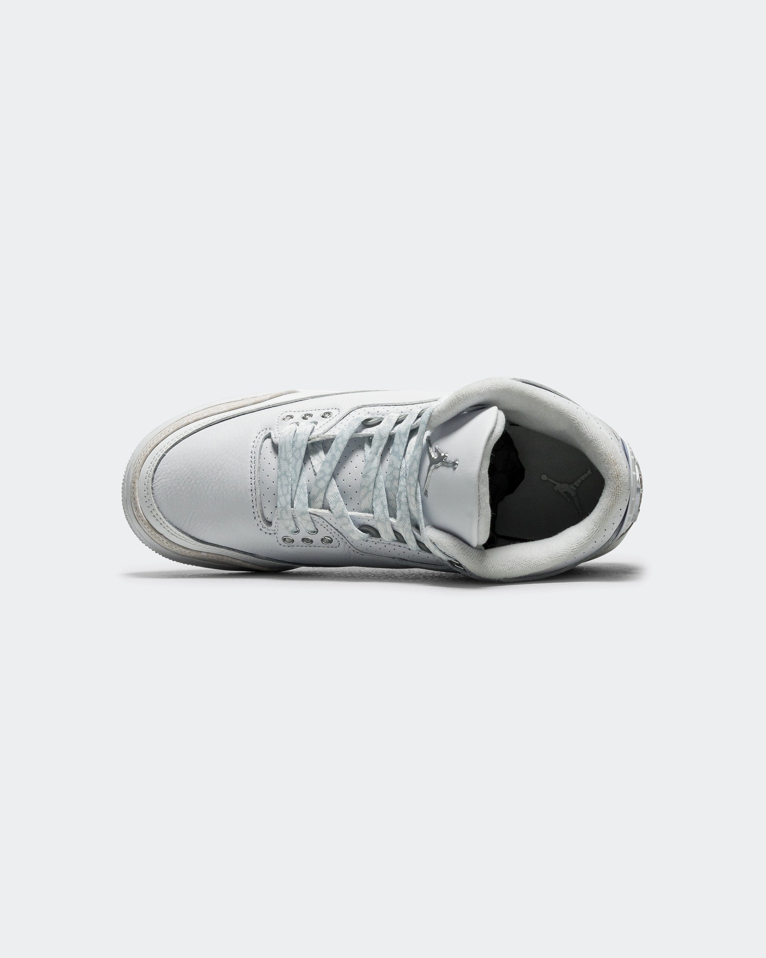 Air Jordan 3 Retro GS - White/White-Metallic Silver puma new arrivals shoes
